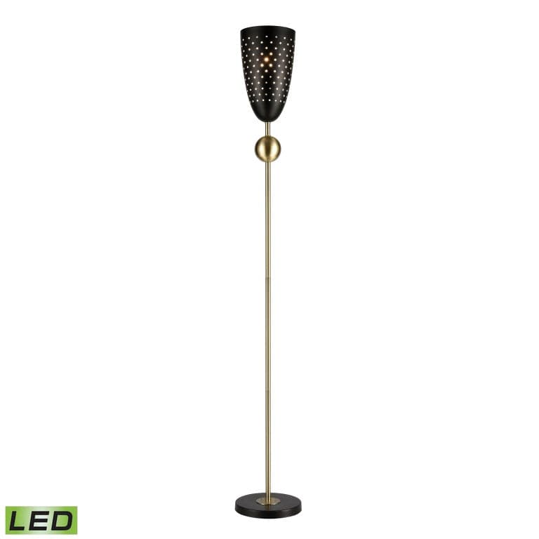Amulet 69.5'' High 1-Light Floor Lamp - Black-Elk Home-ELK-D4691-LED-Floor LampsLED-4-France and Son