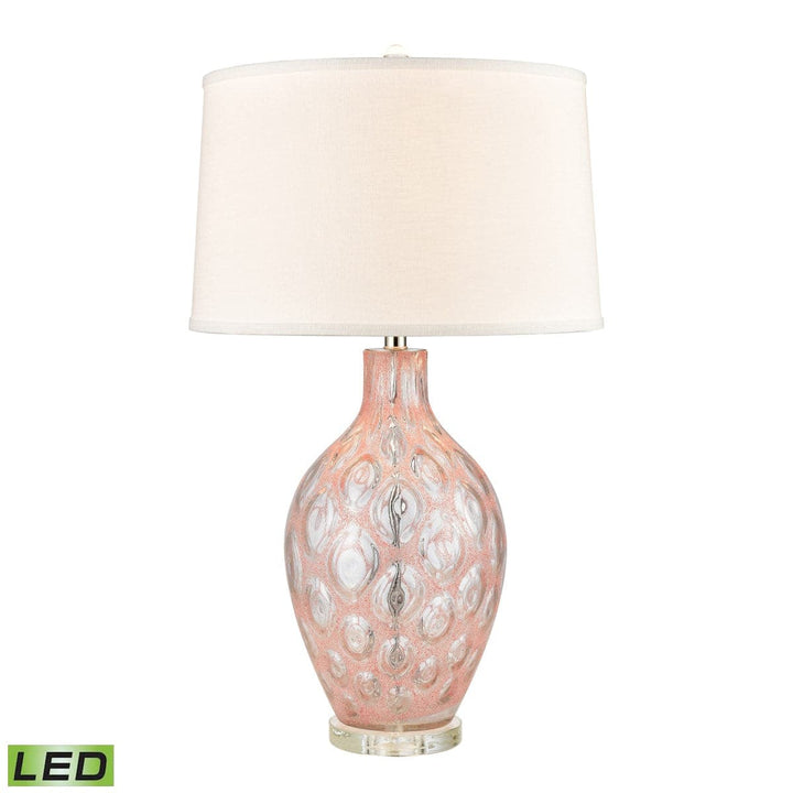 Bayside 31'' High 1-Light Table Lamp - Pink-Elk Home-ELK-D4707-LED-Table LampsLED-6-France and Son