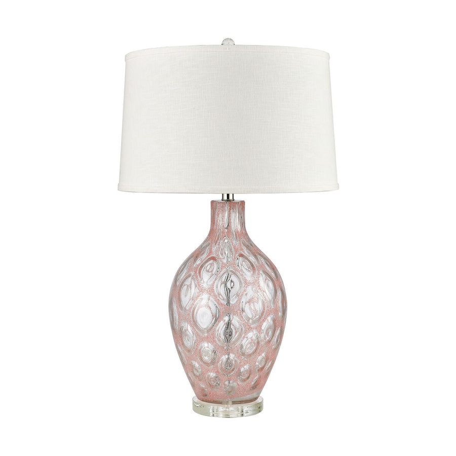 Bayside 31'' High 1-Light Table Lamp - Pink-Elk Home-ELK-D4707-Table Lamps-1-France and Son