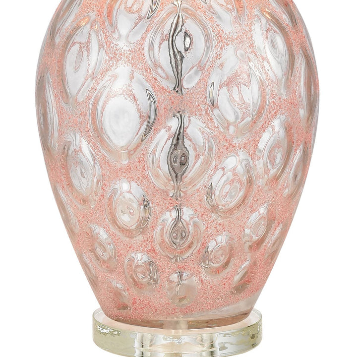 Bayside 31'' High 1-Light Table Lamp - Pink-Elk Home-ELK-D4707-Table Lamps-3-France and Son