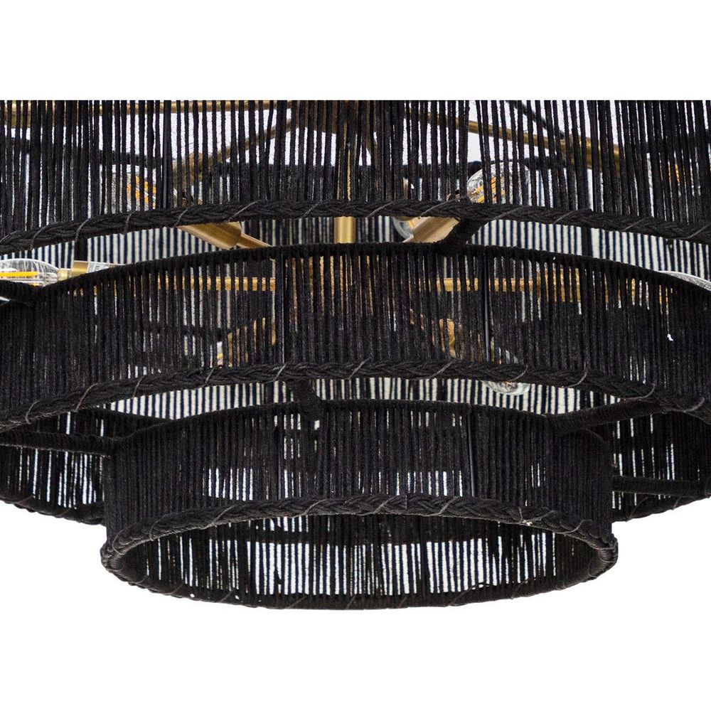 Chandeliers Lumina Chandelier - Black Jute