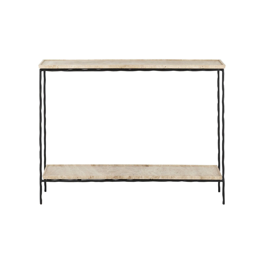 Boyles Travertine Console Table