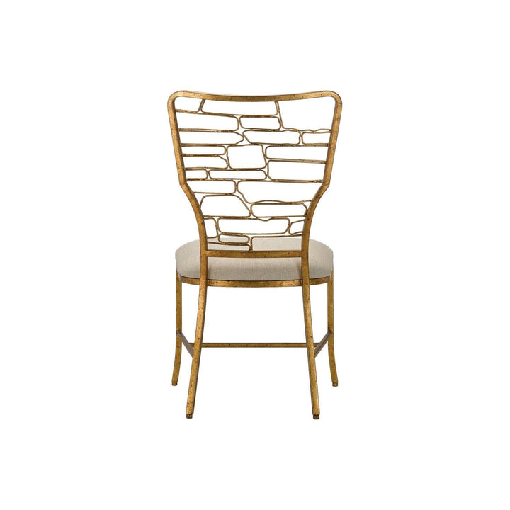 Vinton Gold Chair, Appeal Sand