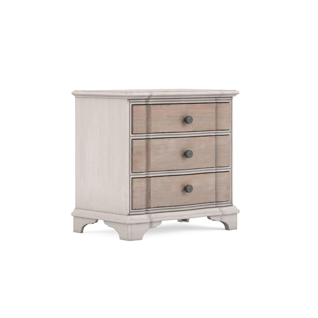 Alcove Nightstand - Brown, White