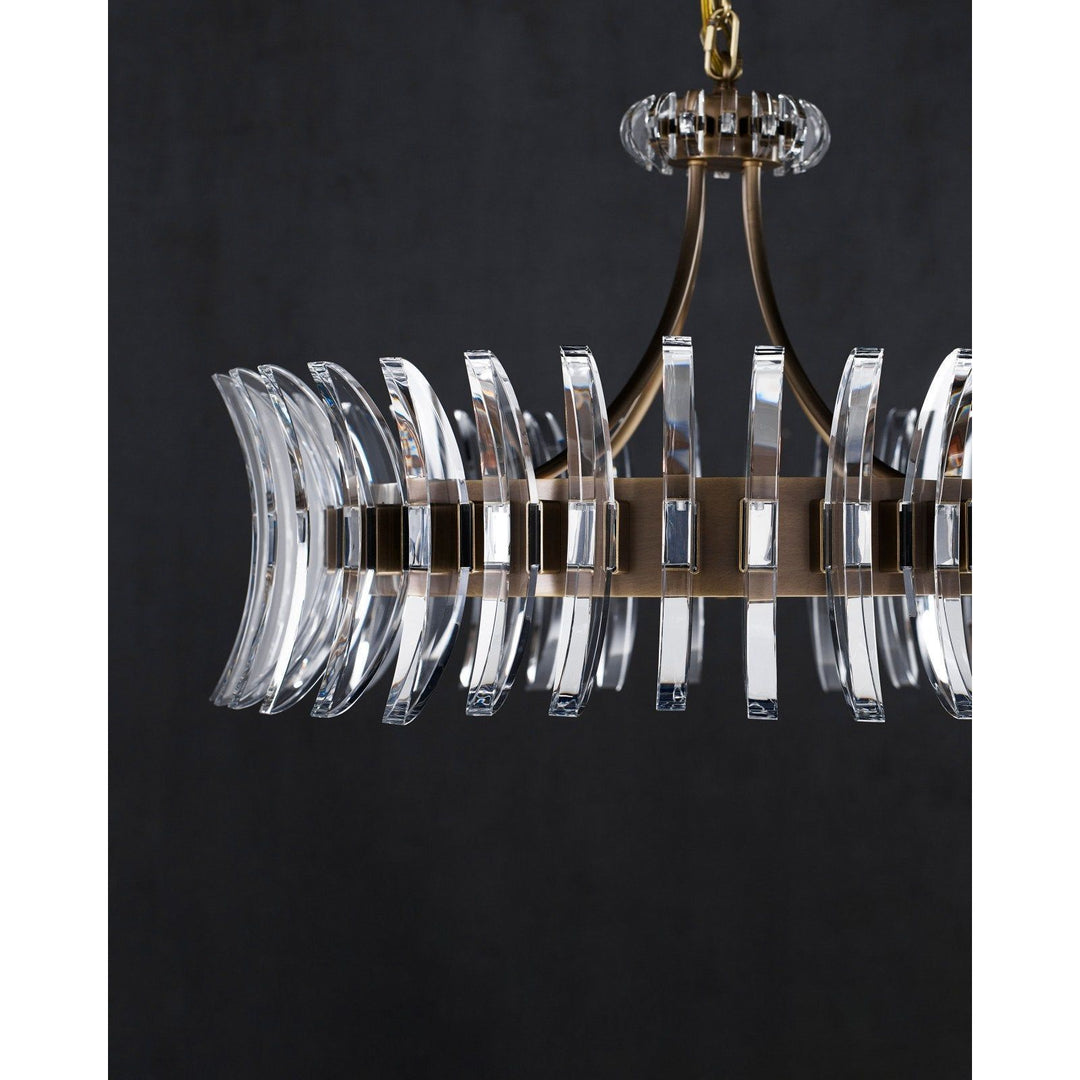 Coquette Brass Chandelier