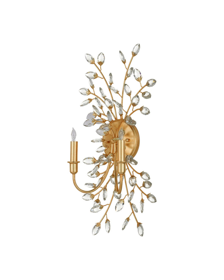 Wall Lighting Forget-Me-Not Gold Wall Sconce