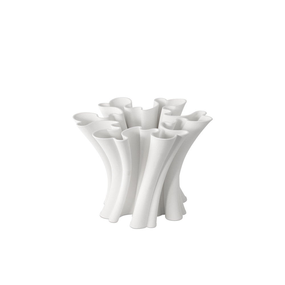 Vases Godet Twist White Vase