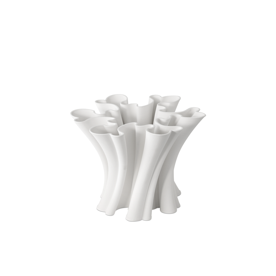 Vases Godet Twist White Vase