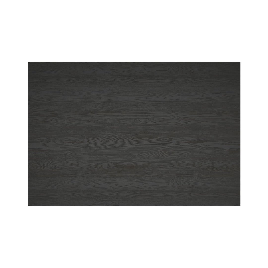 Atrium Coffee Table — hand rubbed black with undertones of brown