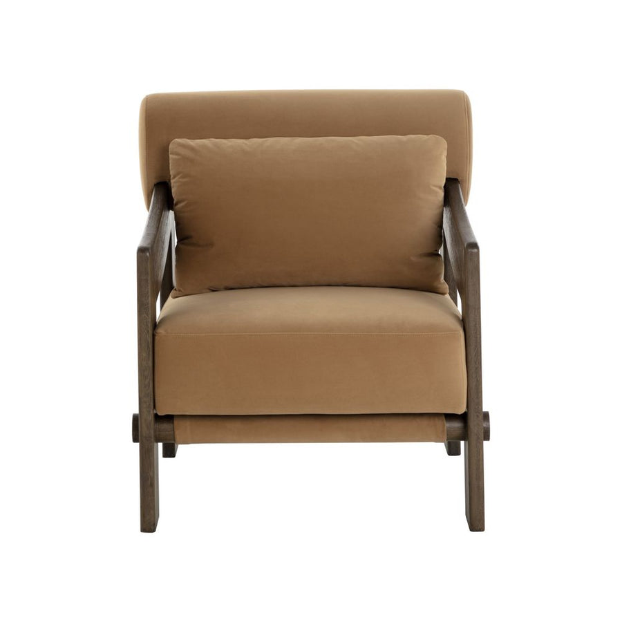 Lounge Chairs Reizo Lounge Chair - Distressed Brown - Kona Camel