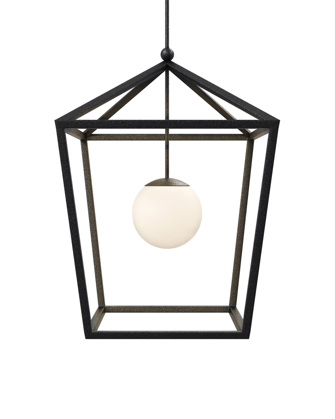 Denison Large Black Outdoor Lantern
