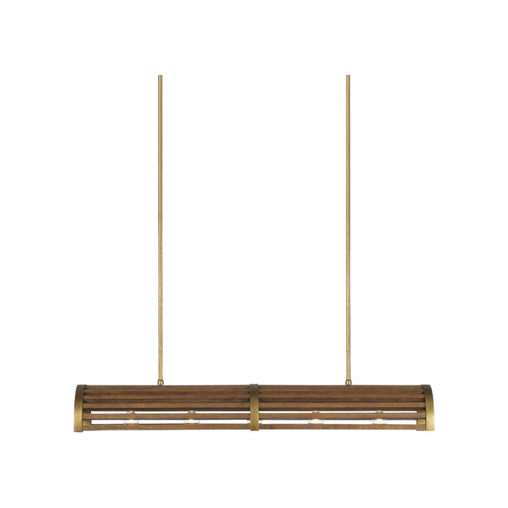 Woodbine Chestnut Rectangular Chandelier