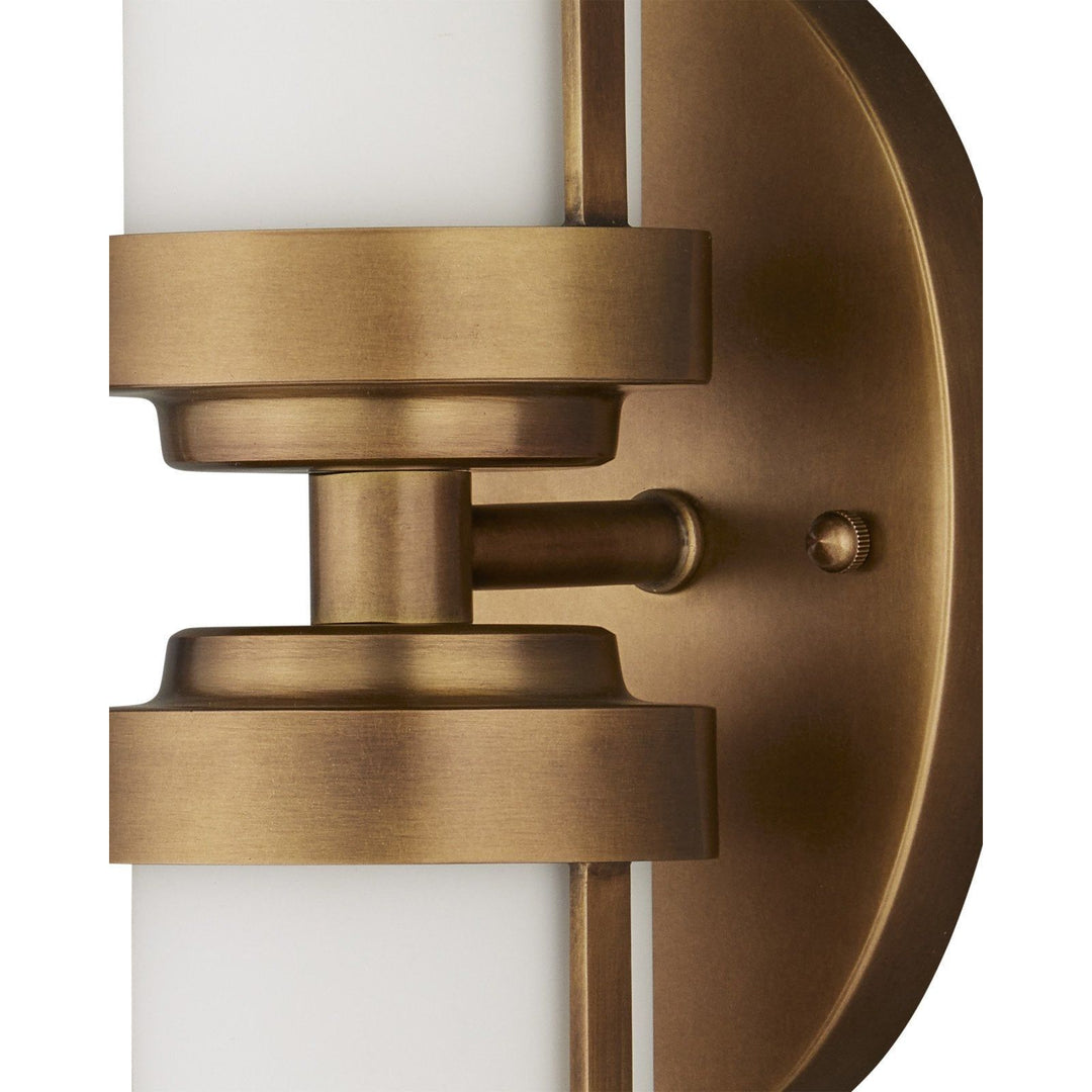 Bowland Brass Bath Wall Sconce