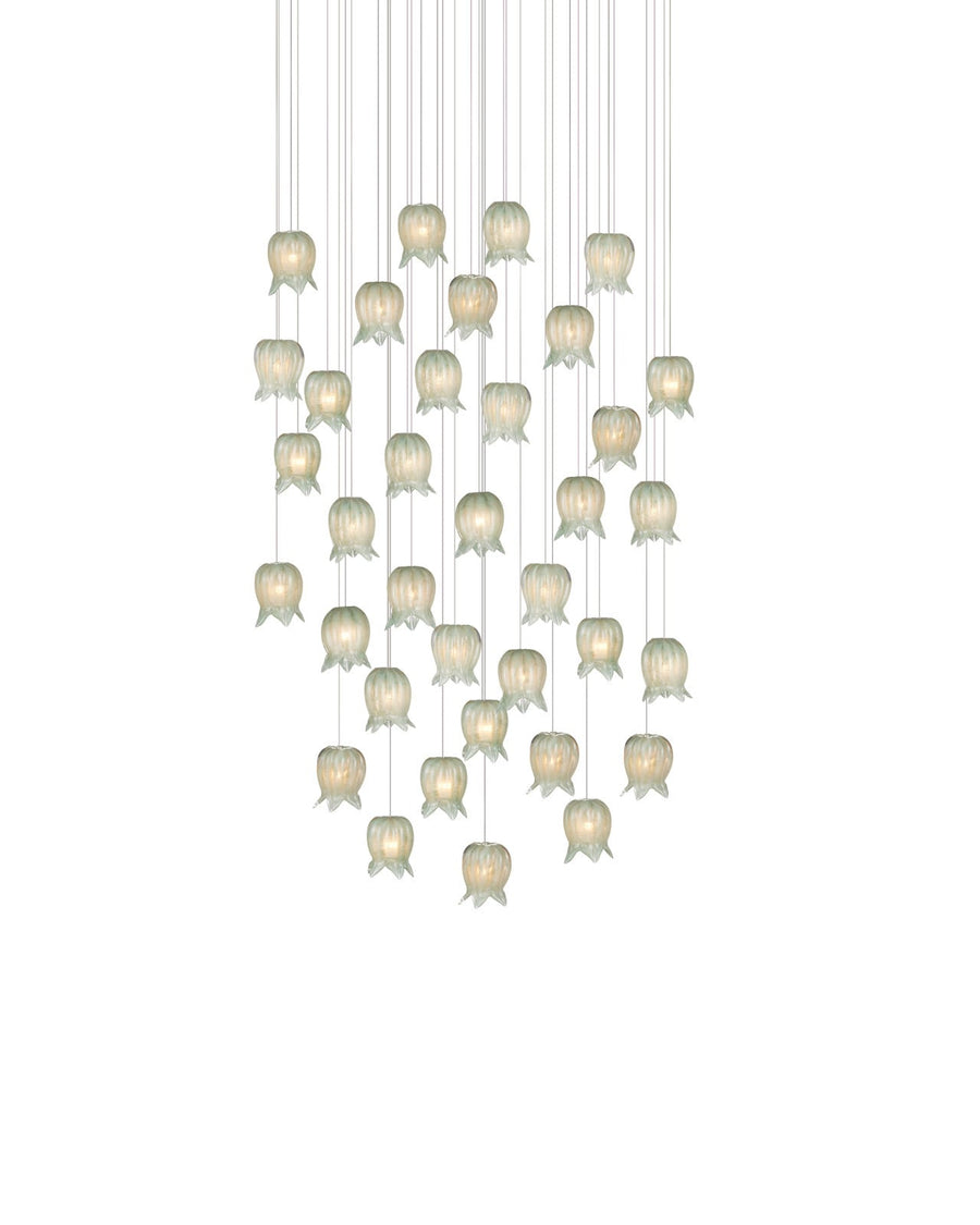 Pendants:Multi Polpo Green 36-Light Round Multi-Drop Pendant