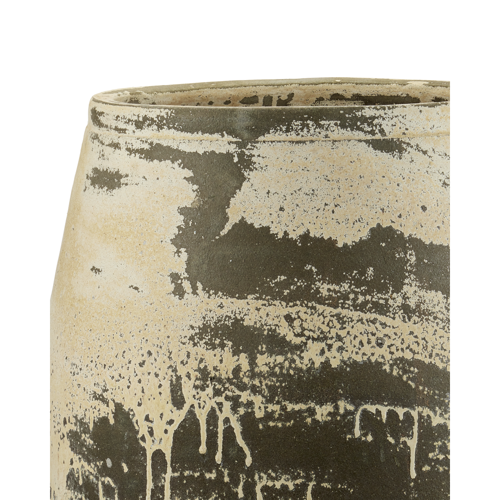 Outdoor Planters Sicilia Large Antique White Planter