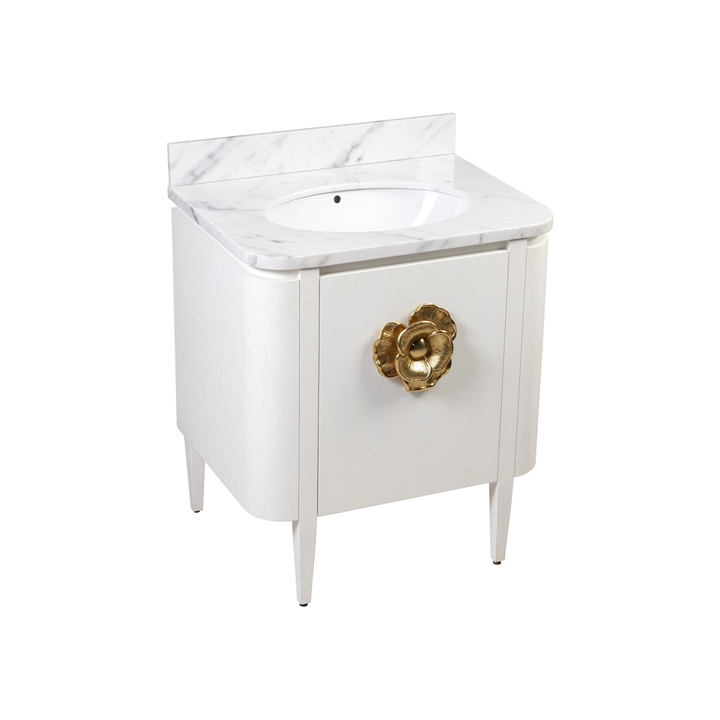 Briallen 30" White Vanity with Oval Undermount Sink