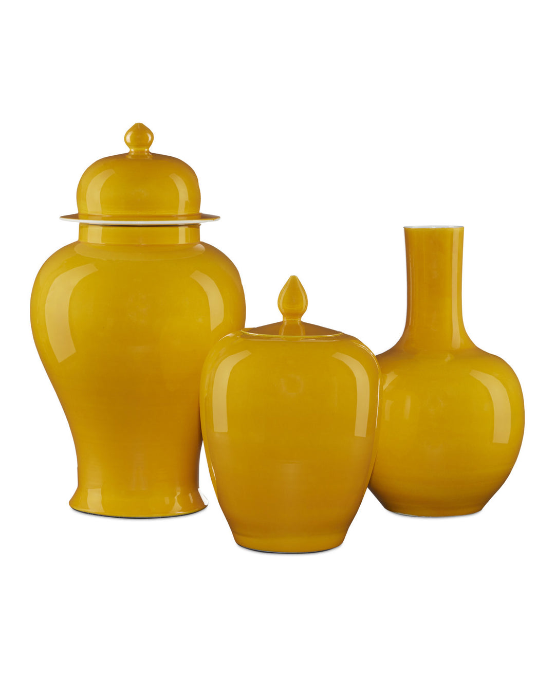 Imperial Yellow Ginger Jar