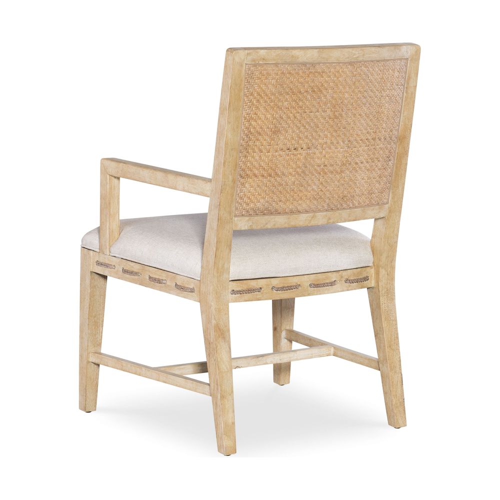 Solace Cane Back Arm Chair - Beige