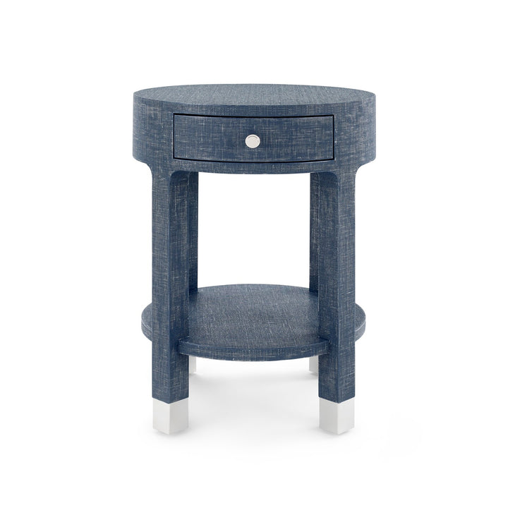 Dakota 1-Drawer Round Side Table