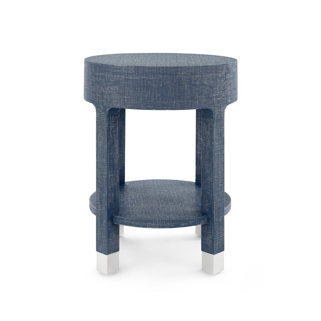Dakota 1-Drawer Round Side Table