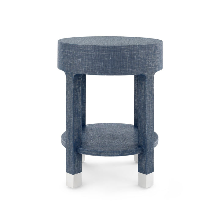 Dakota 1-Drawer Round Side Table