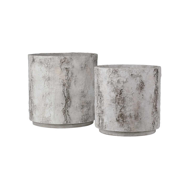 Outdoor Planters Faux Birch Medium Planter