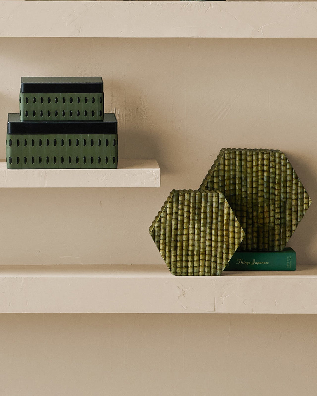 Boxes Knepp Green Box Set of 2