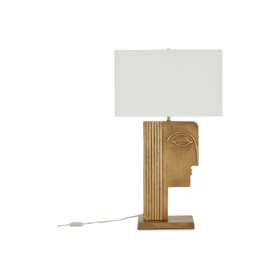 Thebes Brass Table Lamp