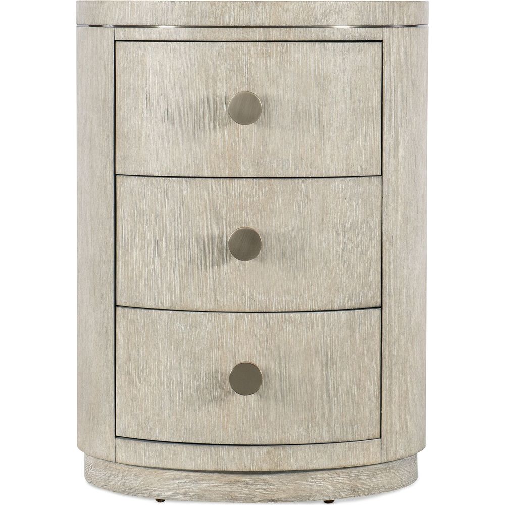 Nightstands Modern Mood Round Nightstand - Light Wood