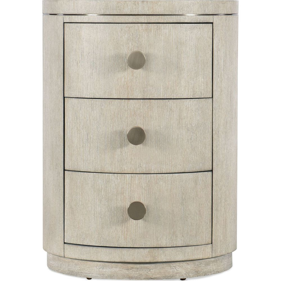 Nightstands Modern Mood Round Nightstand - Light Wood