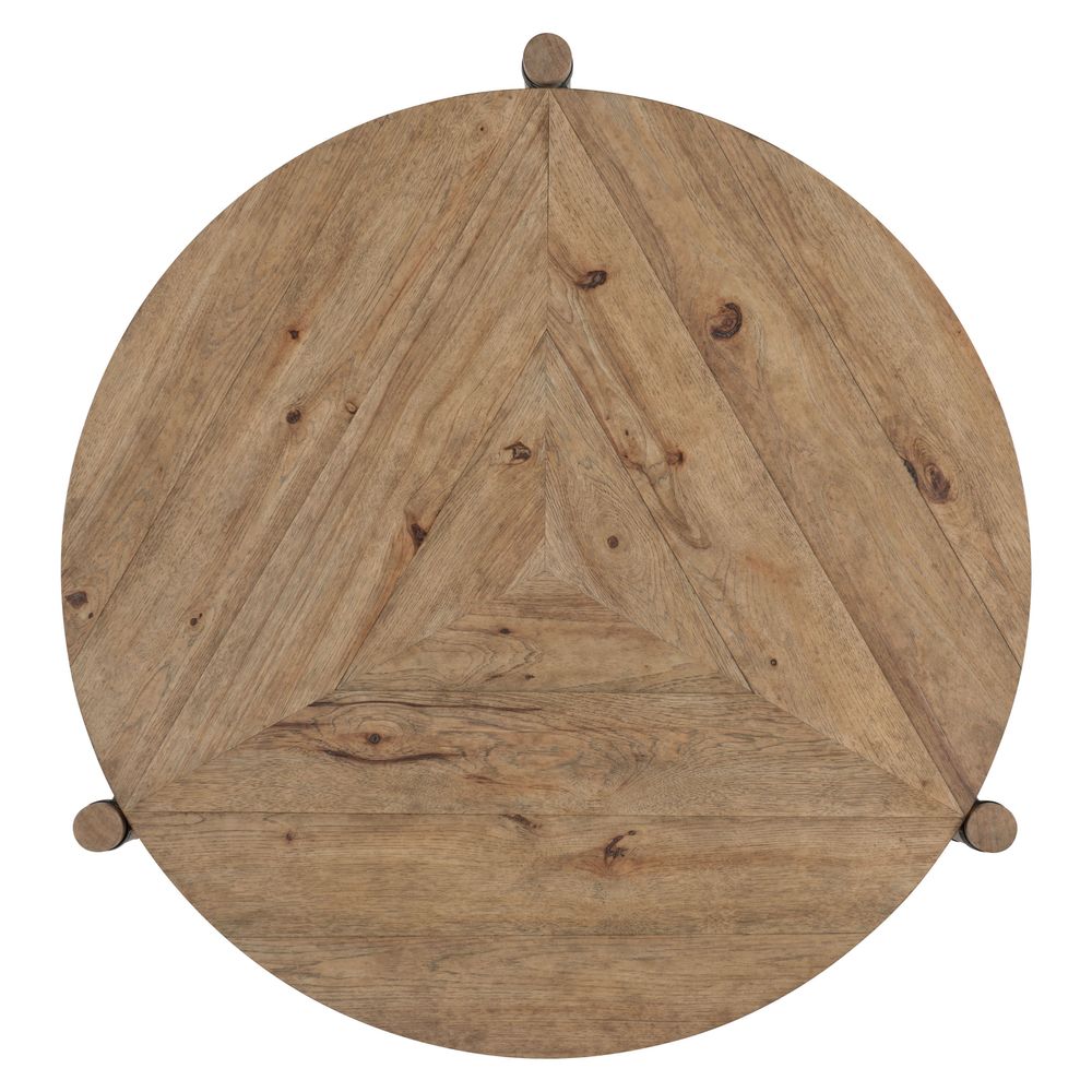 Terrace Row Round Cocktail Table - Light Wood