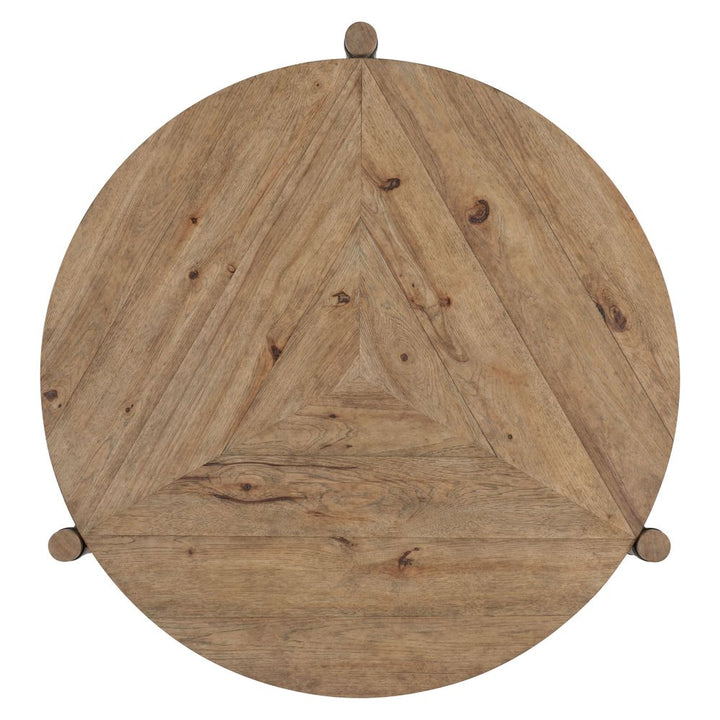 Terrace Row Round Cocktail Table - Light Wood