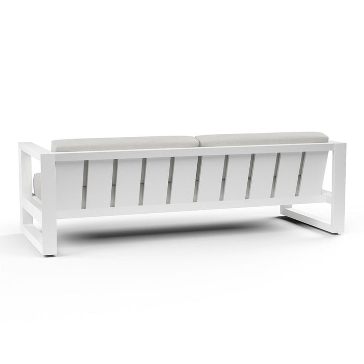 Outdoor Sofas and Sectionals Newport Sofa in Cast Silver, No Welt