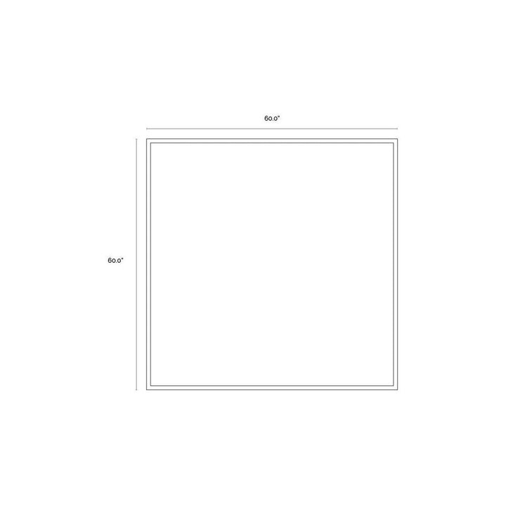 Wall Art In A Maze - 60" X 60" - Gold Floater Frame