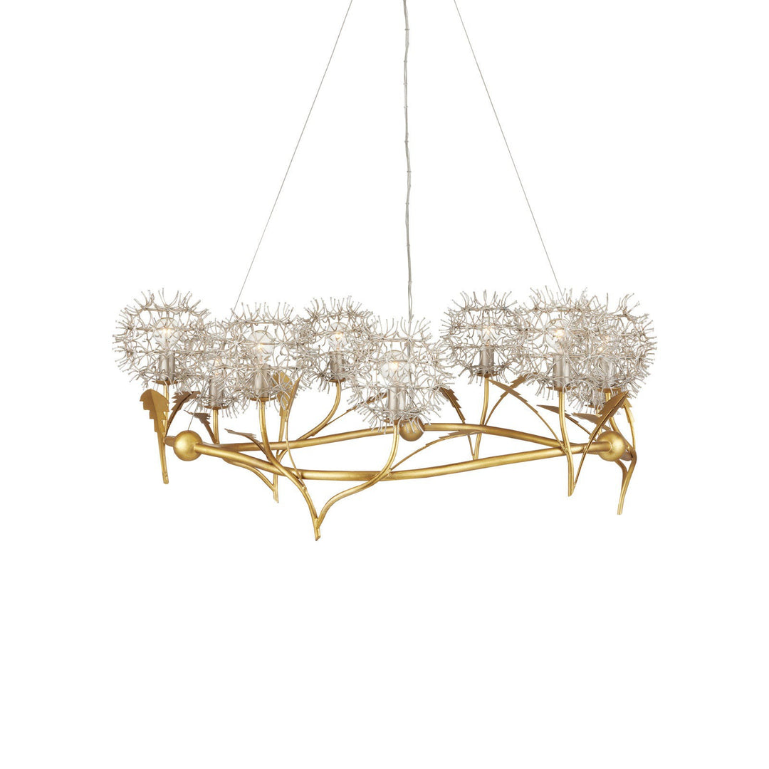 Dandelion Silver & Gold Chandelier