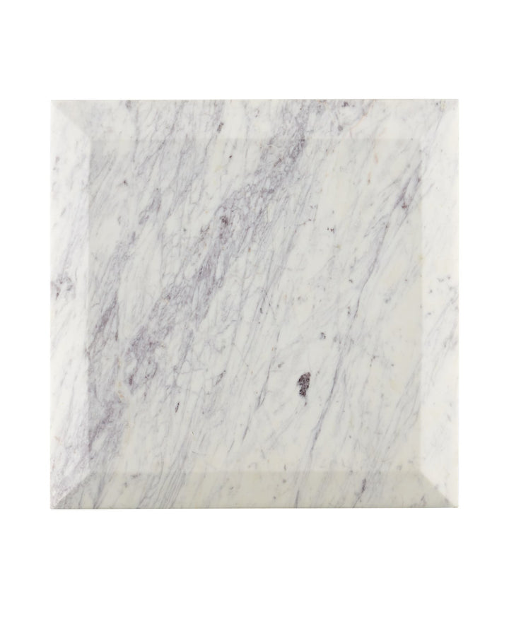Side Tables Oblique Marble Side Table