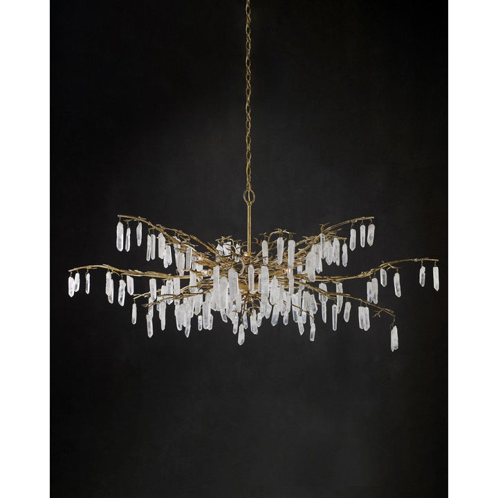 Forest Dawn Gold Chandelier