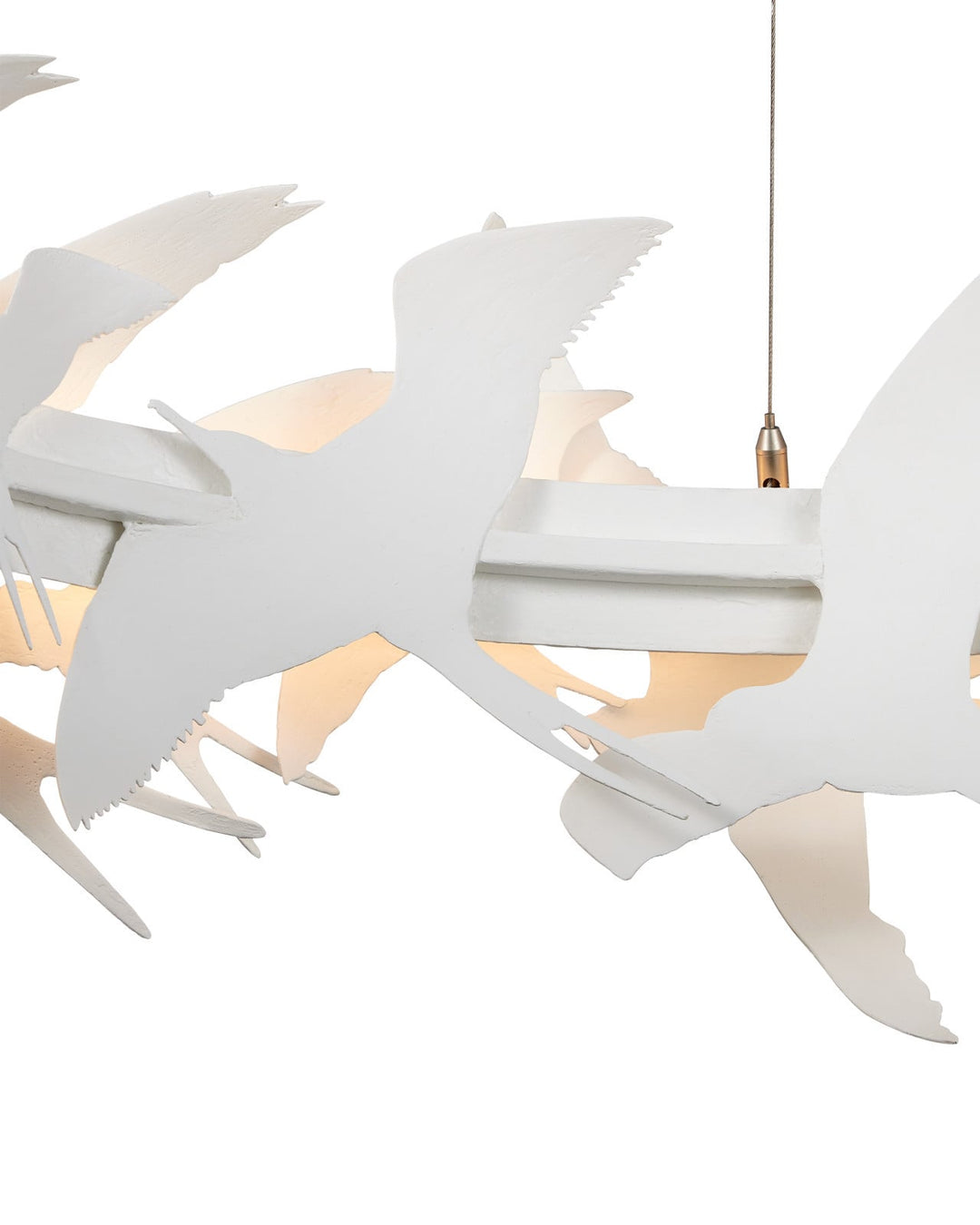 Chandeliers Tijereta White Chandelier