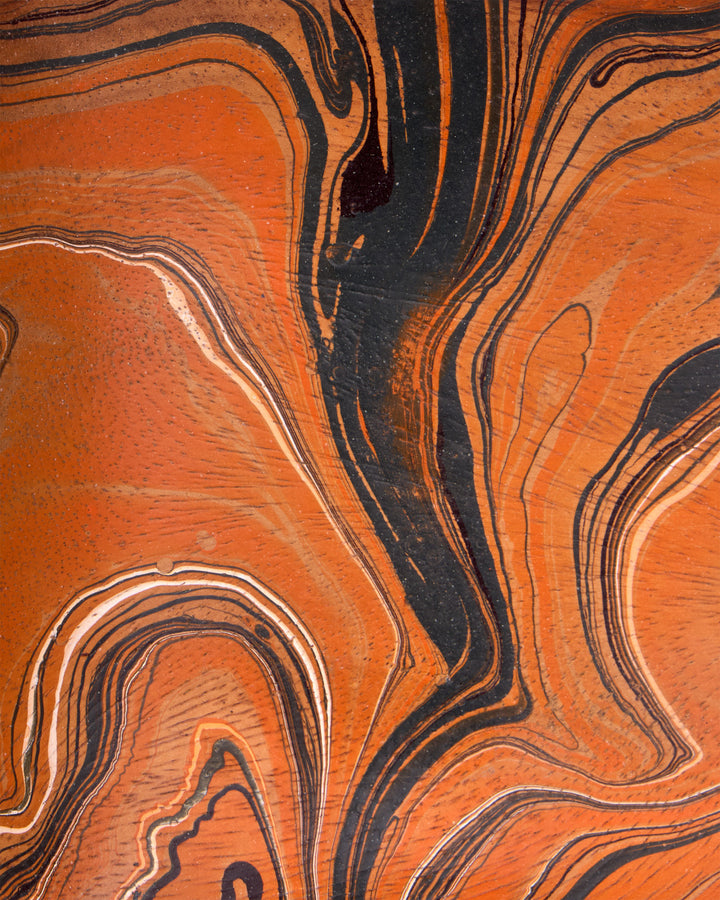 Divine Orange Tray Set of 2