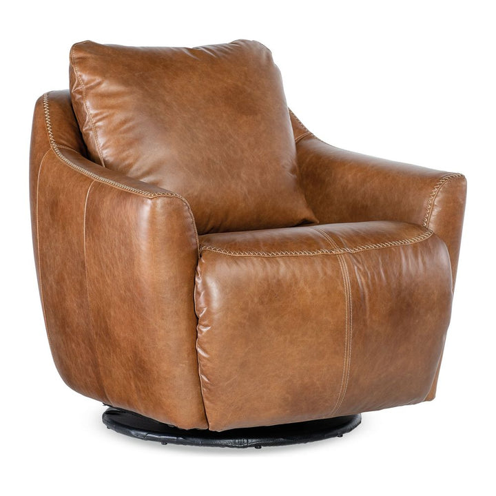 Jude Swivel w/Power Footrest - Brown
