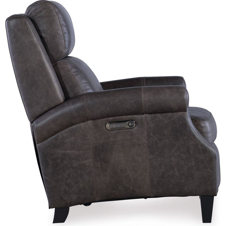 Hurley Power Recliner with Power Headrest - Grey