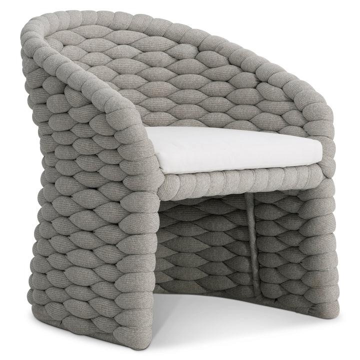 Salinas Nordic Grey Arm Chair