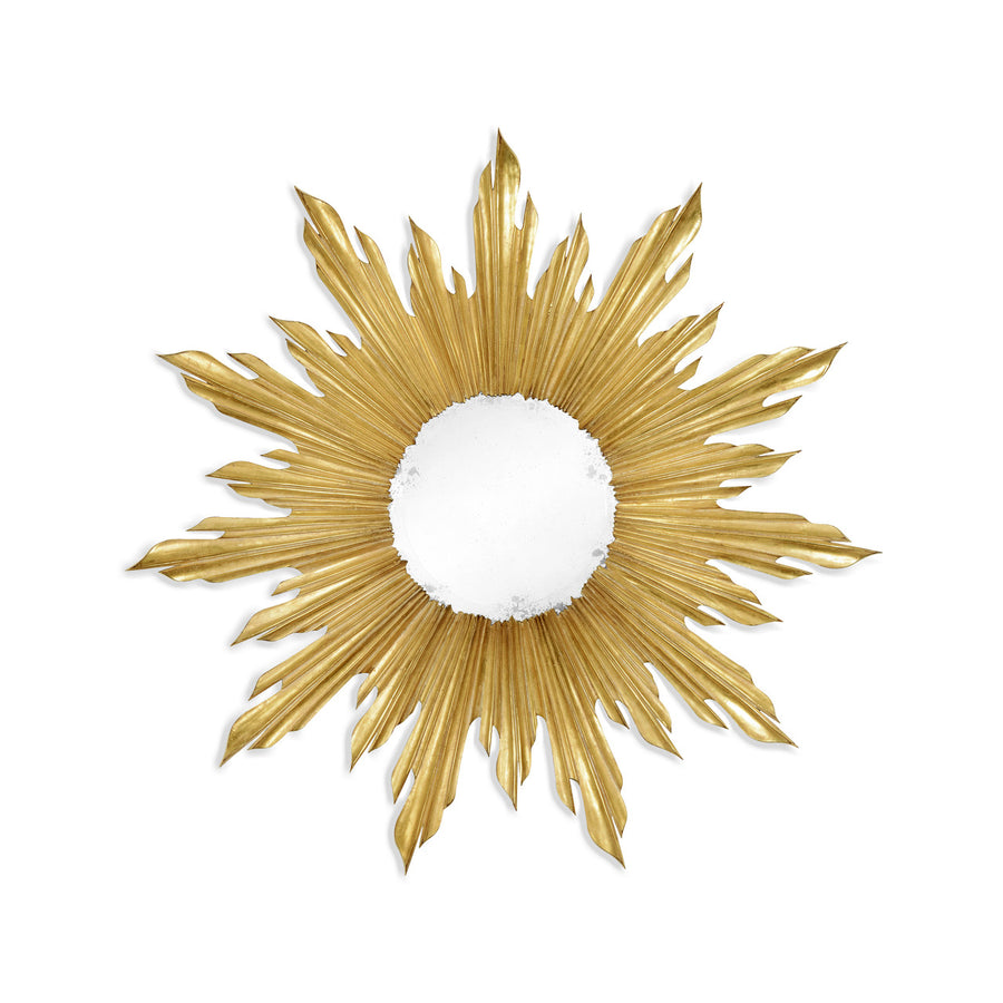 Modern Accents Small - Gilded Sunburst Mirror-Jonathan Charles-JCHARLES-002953-AA-Mirrors-1-France and Son