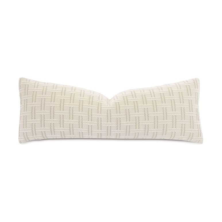 Bedding: Shams Moonlight Basketweave Decorative Pillow
