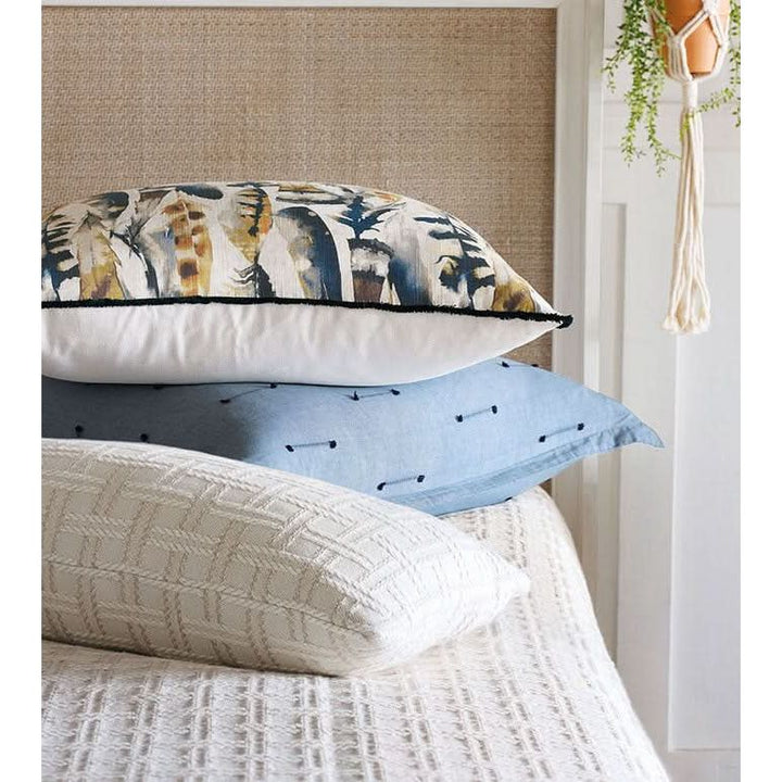 Bedding: Shams Moonlight Basketweave Decorative Pillow