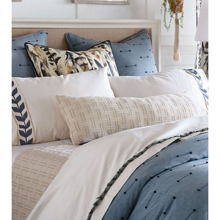 Bedding: Shams Moonlight Basketweave Decorative Pillow