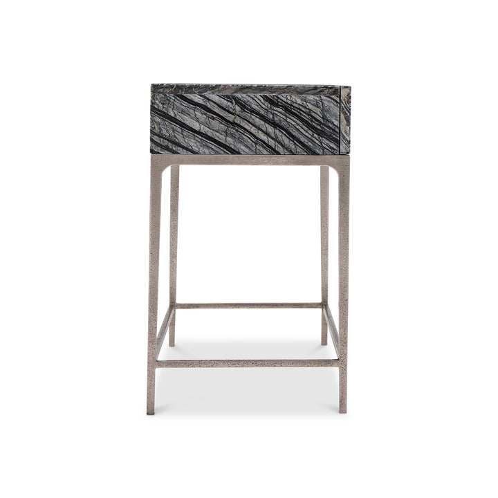 Linea Black Marble Nightstand