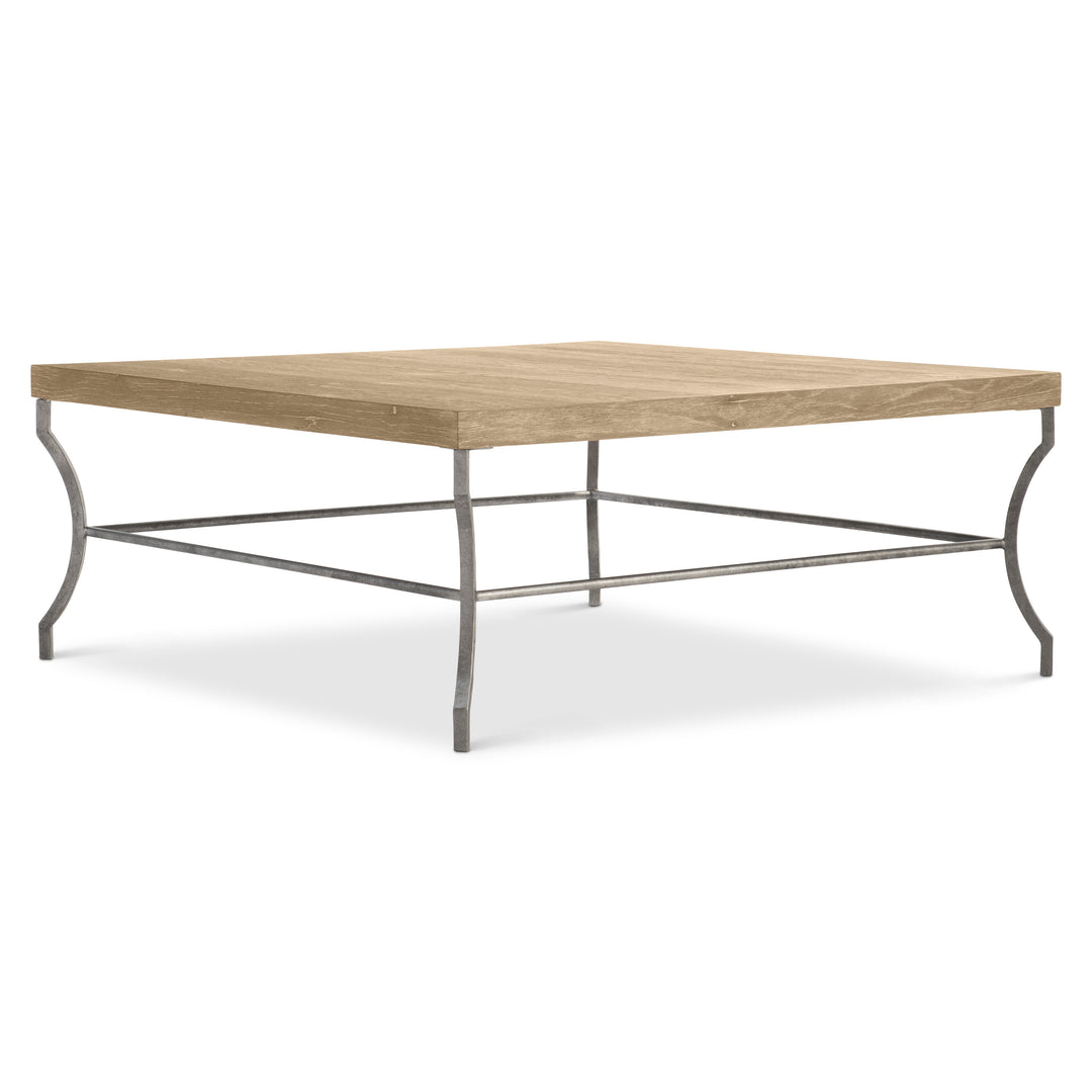 Tribeca Cocktail Table with Metal Legs
