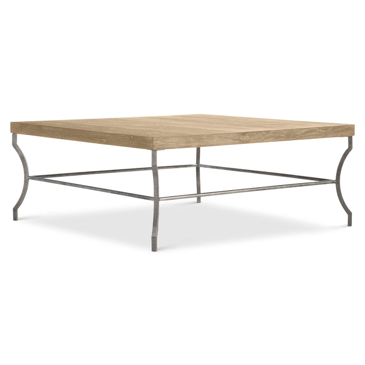 Tribeca Cocktail Table with Metal Legs