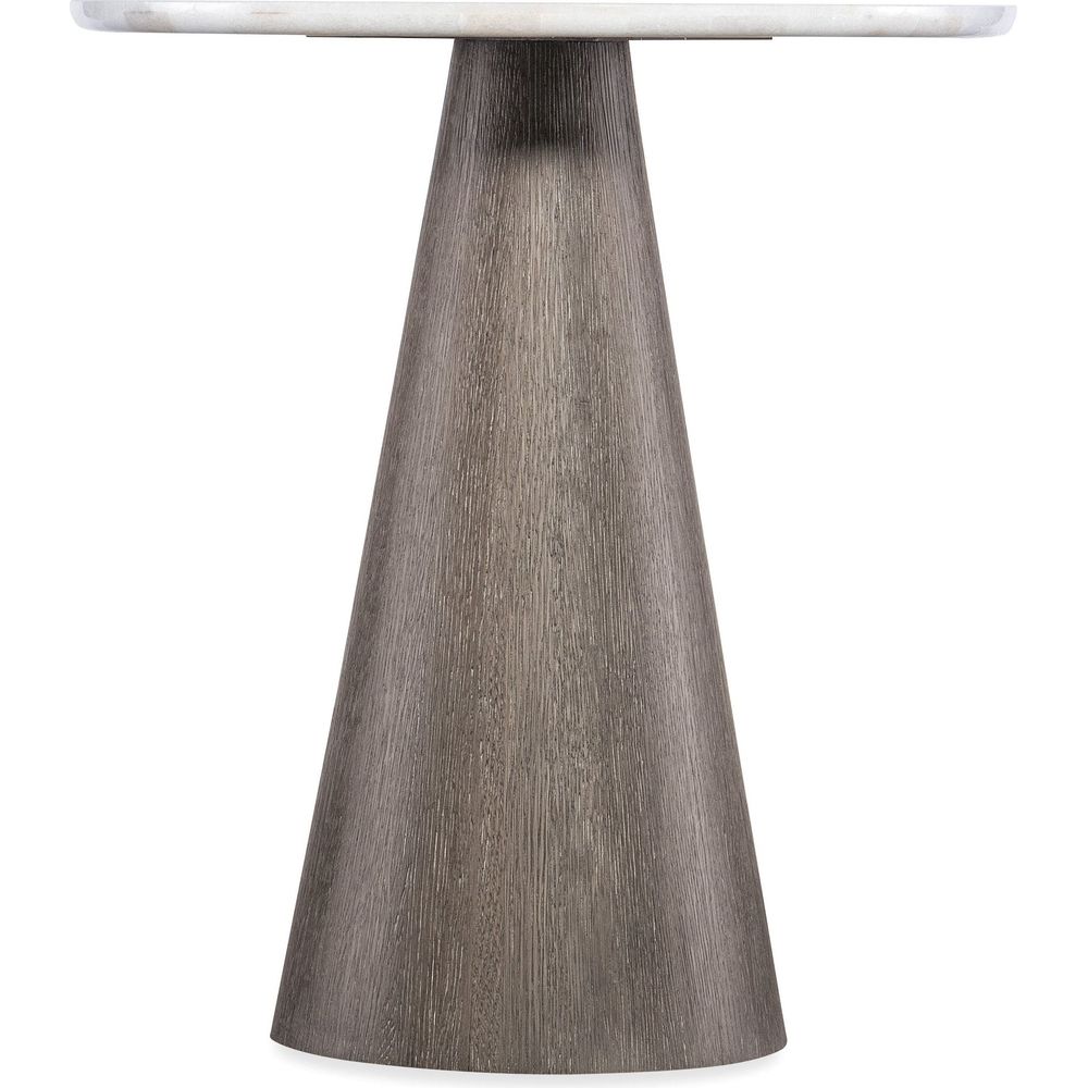 Side Tables Modern Mood Round Accent Table - Dark Wood